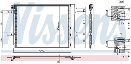 Toyota Condensor, airconditioning 941399