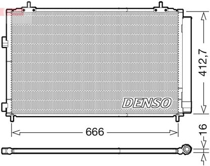 Toyota Condensor, airconditioning DCN50059