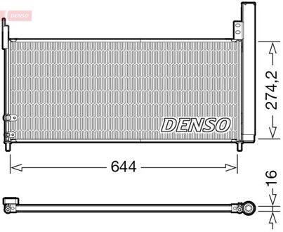 Toyota Condensor, airconditioning DCN50116
