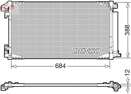 Toyota Condensor, airconditioning DCN50119