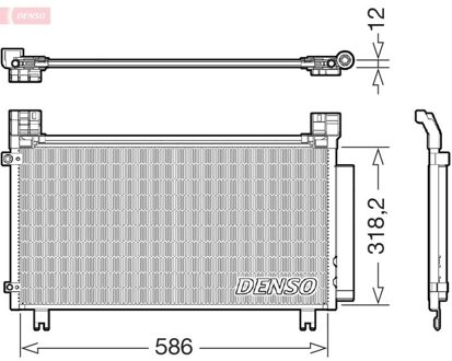 Toyota Condensor, airconditioning DCN50134