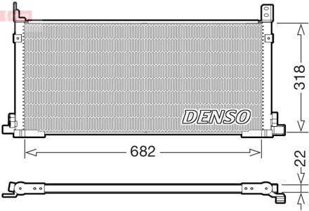 Toyota Condensor, airconditioning DCN50135