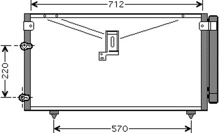 Toyota Condensor Avensis Verso All 01- 53005383