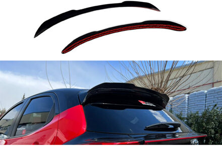 Toyota Dakspoiler (Spoiler Cap) passend voor Toyota Yaris (P21) 2020- (ABS Glanzend zwart) TSTO46