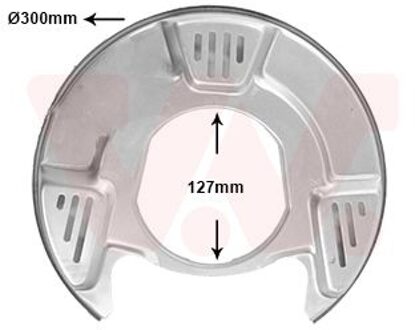 Toyota Dekplaat, remschijf 5304373