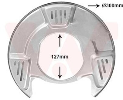 Toyota Dekplaat, remschijf 5304374