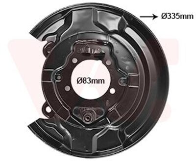 Toyota Dekplaat, remschijf 5308373