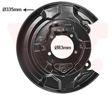 Toyota Dekplaat, remschijf 5308374