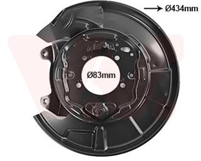 Toyota Dekplaat, remschijf 5377373