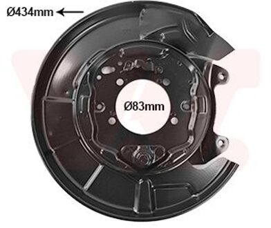 Toyota Dekplaat, remschijf 5377374