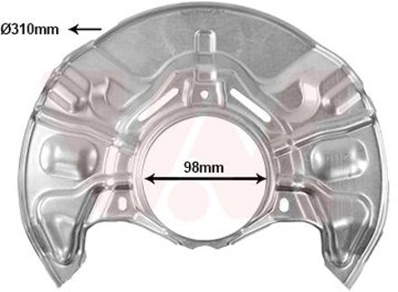 Toyota Dekplaat, remschijf 5398372