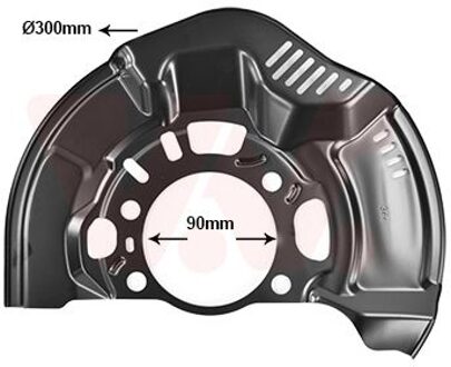 Toyota Dekplaat, remschijf 5405372