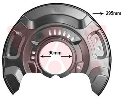Toyota Dekplaat, remschijf 5437372