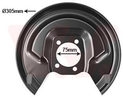 Toyota Dekplaat, remschijf 5437373