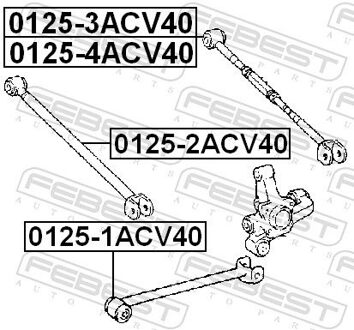 Toyota Draagarm, wielophanging 01251ACV40