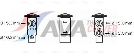 Toyota Expansieventiel, airconditioning TO1070