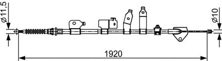 Toyota Handremkabel BC2438