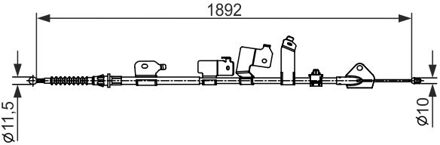 Toyota Handremkabel BC2439