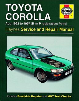 Toyota Haynes Werkplaatshandboek Toyota Corolla benzine (1992-1997) 3259