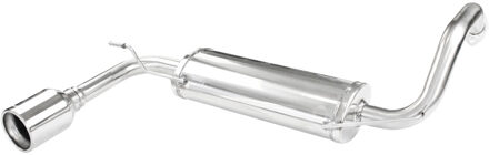 Toyota InoxCar uitlaat passend voor Toyota Aygo 1.0 69pk 2014- 1x102mm IXTOAY02102