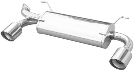 Toyota InoxCar uitlaat passend voor Toyota GT 86 1x102mm Racing IXTOGT01102R