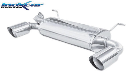 Toyota InoxCar uitlaat passend voor Toyota GT86 2.0 (200pk) Facelift 2017- 1x102mm Racing IXTOGT02102R