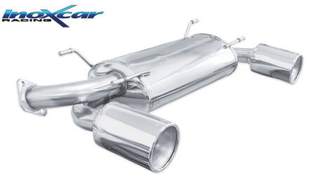Toyota InoxCar uitlaat passend voor Toyota GT86 2.0 (200pk) Facelift 2017- 1x120mm Mega IXTOGT02120M