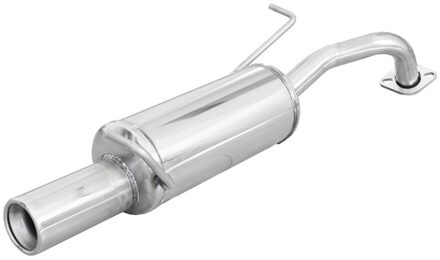 Toyota InoxCar uitlaat passend voor Toyota Yaris 1.0 69pk 2011- 1x80mm IXTOYA0580