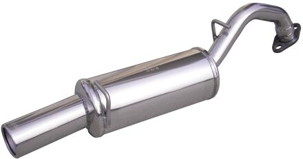 Toyota InoxCar uitlaat passend voor Toyota Yaris II 1.8TS (133pk) 2006- 80mm IXTOYA0480