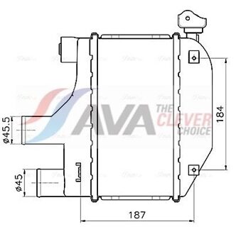 Toyota Intercooler, inlaatluchtkoeler TO4793