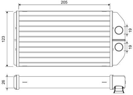 Toyota Kachelradiateur, interieurverwarming 811581