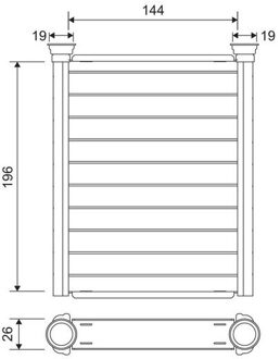 Toyota Kachelradiateur, interieurverwarming 811589