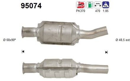 Toyota Katalysator 95074