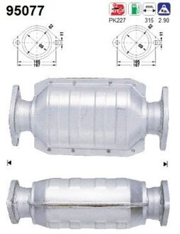 Toyota Katalysator 95077