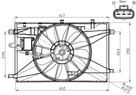 Toyota Koelventilator 47937