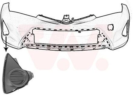 Toyota Luchtgrille Onder R. 5407594
