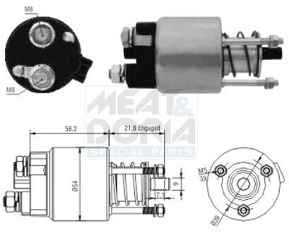 Toyota Magneetschakelaar, startmotor 46102