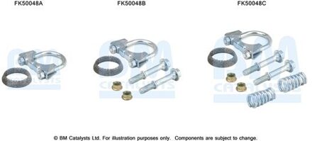 Toyota Montageset, uitlaatpijp FK50048
