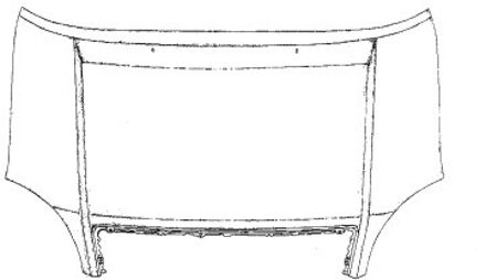 Toyota Motorkap 5382660