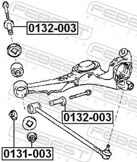 Toyota Naloopschaal, aslichaam 0131003