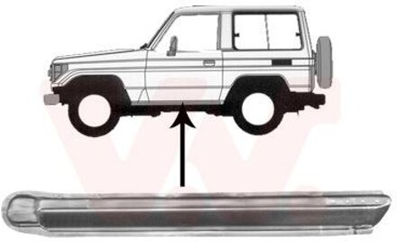 Toyota Plaatwerkdeel Dorpel