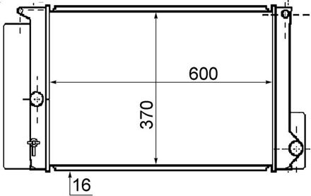 Toyota Radiateur CR1078000S