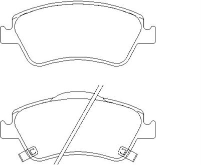 Toyota Remblokken set 2412201