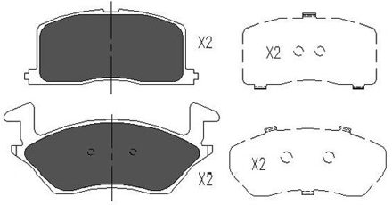 Toyota Remblokken set KBP9003