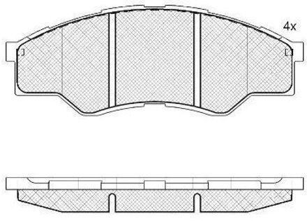 Toyota Remblokken set