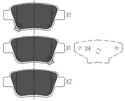Toyota Remblokken set