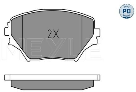 Toyota Remblokkenset, schijfrem 0252358517PD