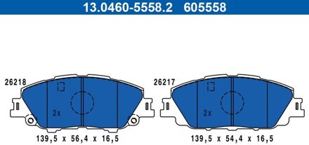 Toyota Remblokkenset, schijfrem 13046055582