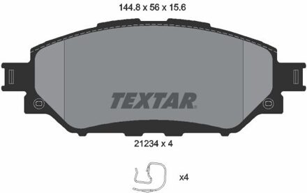 Toyota Remblokkenset, schijfrem 2123401