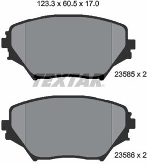 Toyota Remblokkenset, schijfrem 2358501